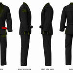 KIDS PRESALE - Black & Military Green ChewJitsu Gi by Epic Roll