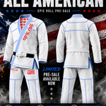 KIDS PRESALE - "All American" Chewjitsu Gi Blue Stitching (Presale by Epic Roll)