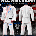 "All American" Chewjitsu Gi Red Stitching (Preorder by Epic Roll)