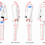 "All American" Chewjitsu Gi Red Stitching (Preorder by Epic Roll)