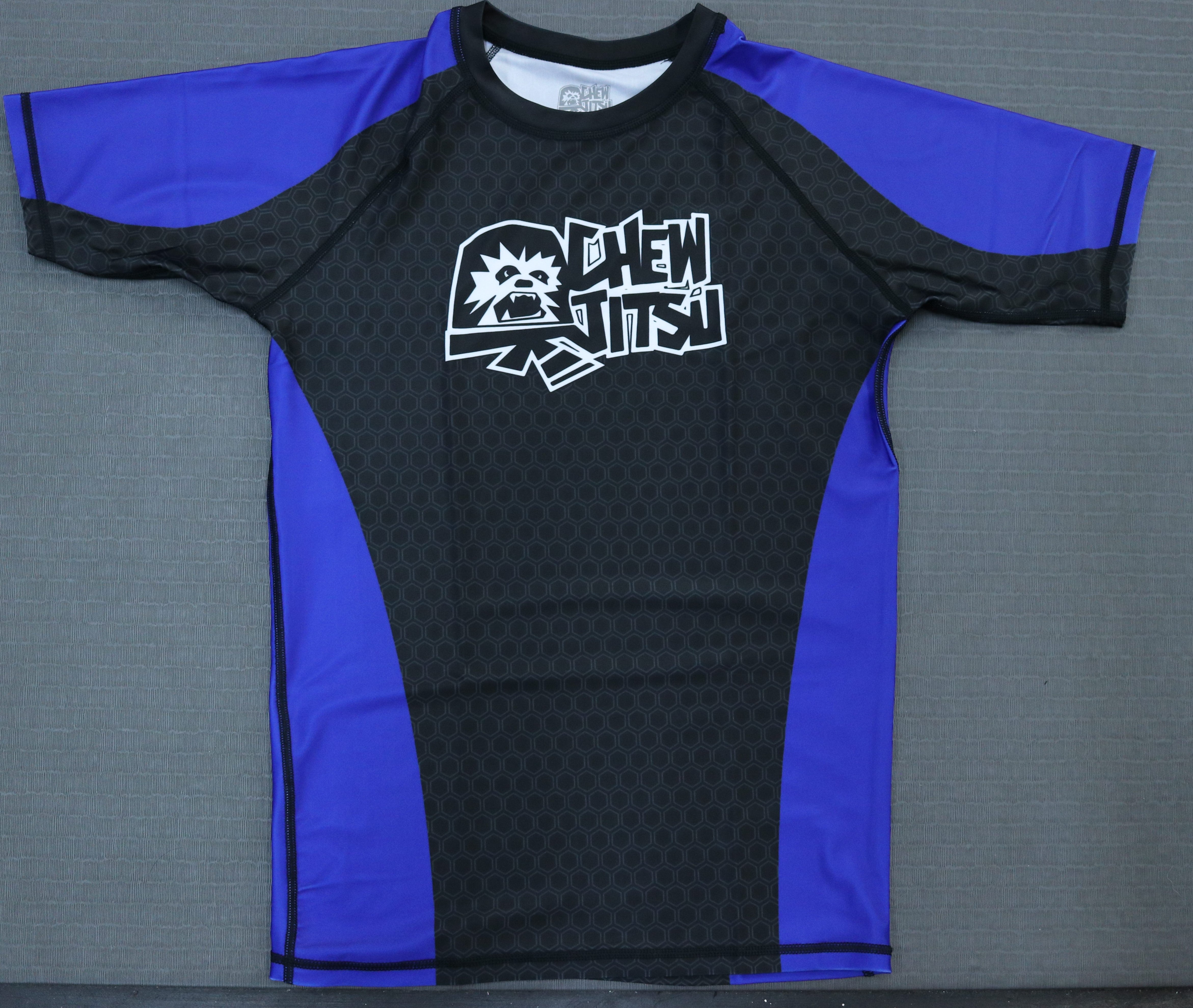 CLEARANCE - ChewJitsu Rash Guards - Blue