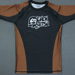 CLEARANCE - ChewJitsu Rash Guard Top - Brown Belt