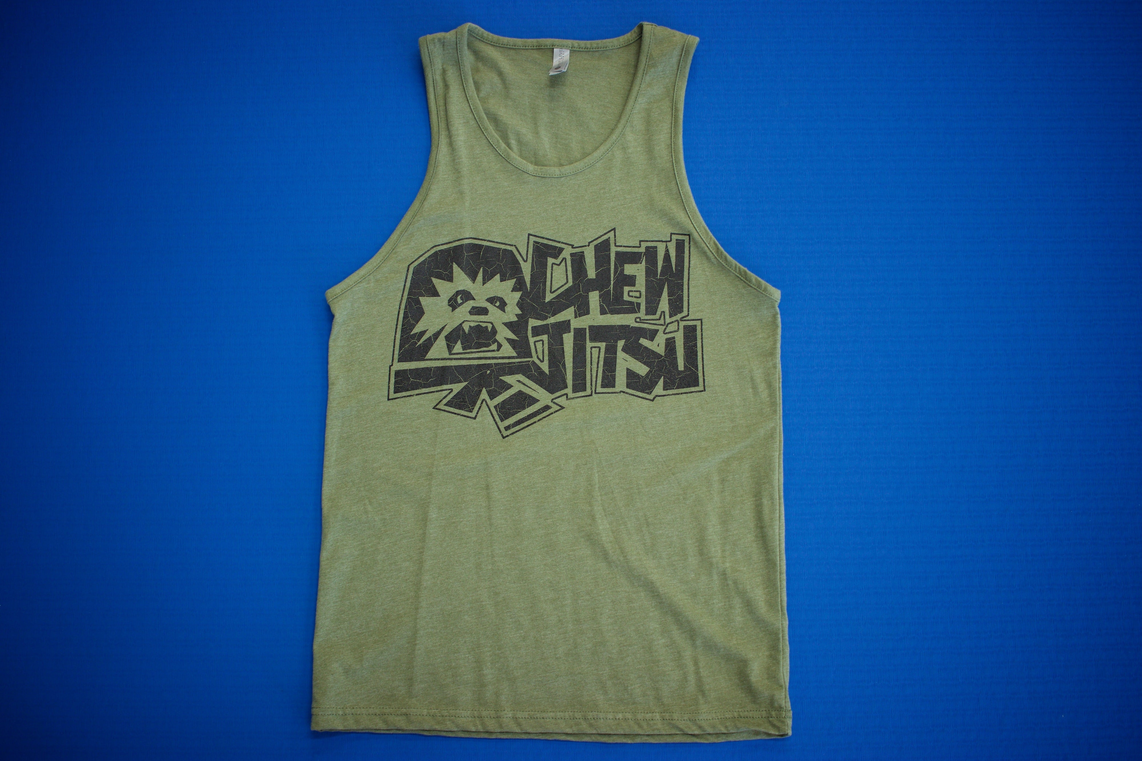 Military Green ChewJitsu Tank Top