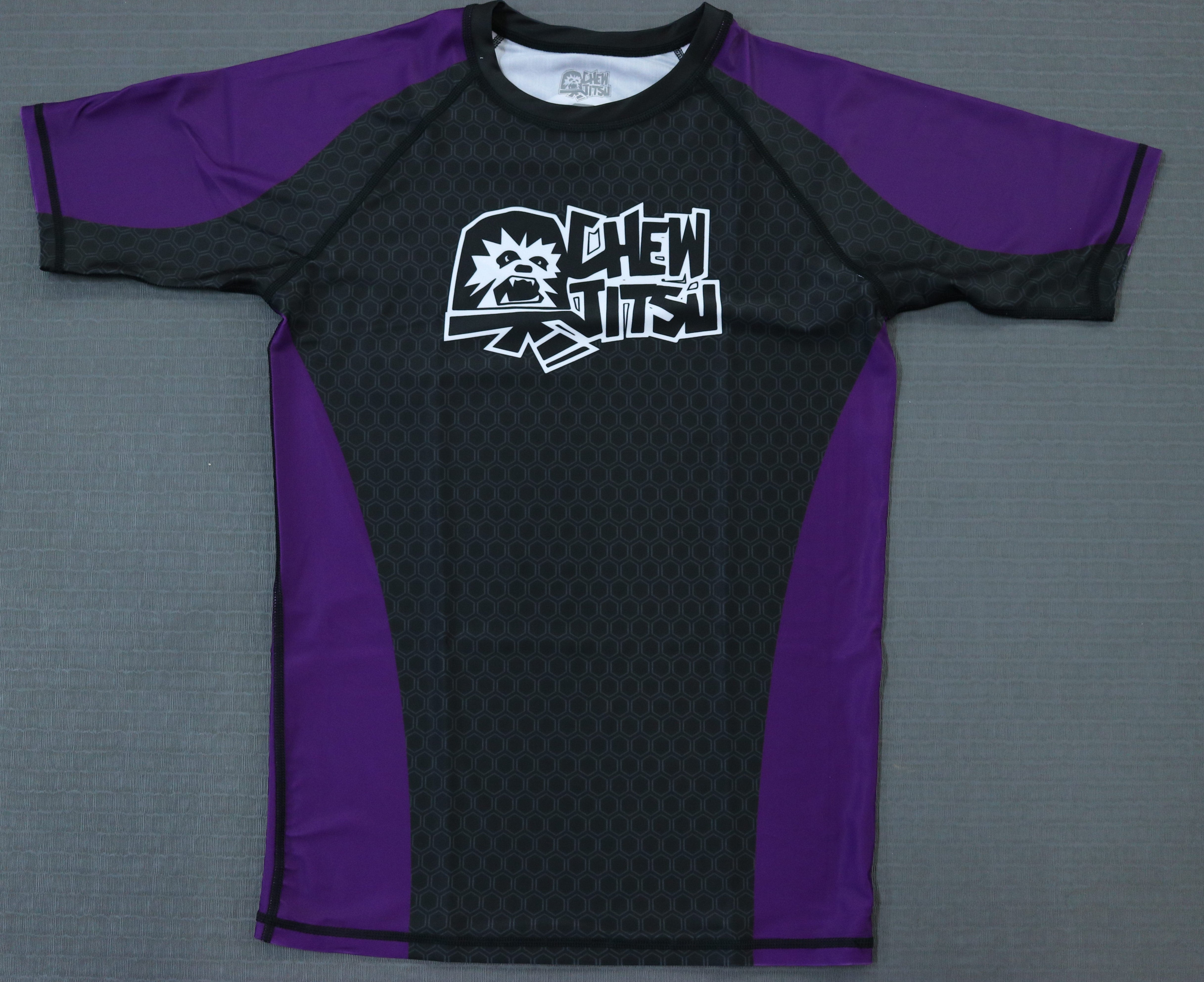 CLEARANCE - ChewJitsu Rash Guard Top - Purple